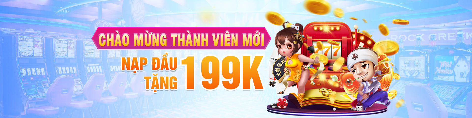 banner khuyến mãi chào mừng 123Win